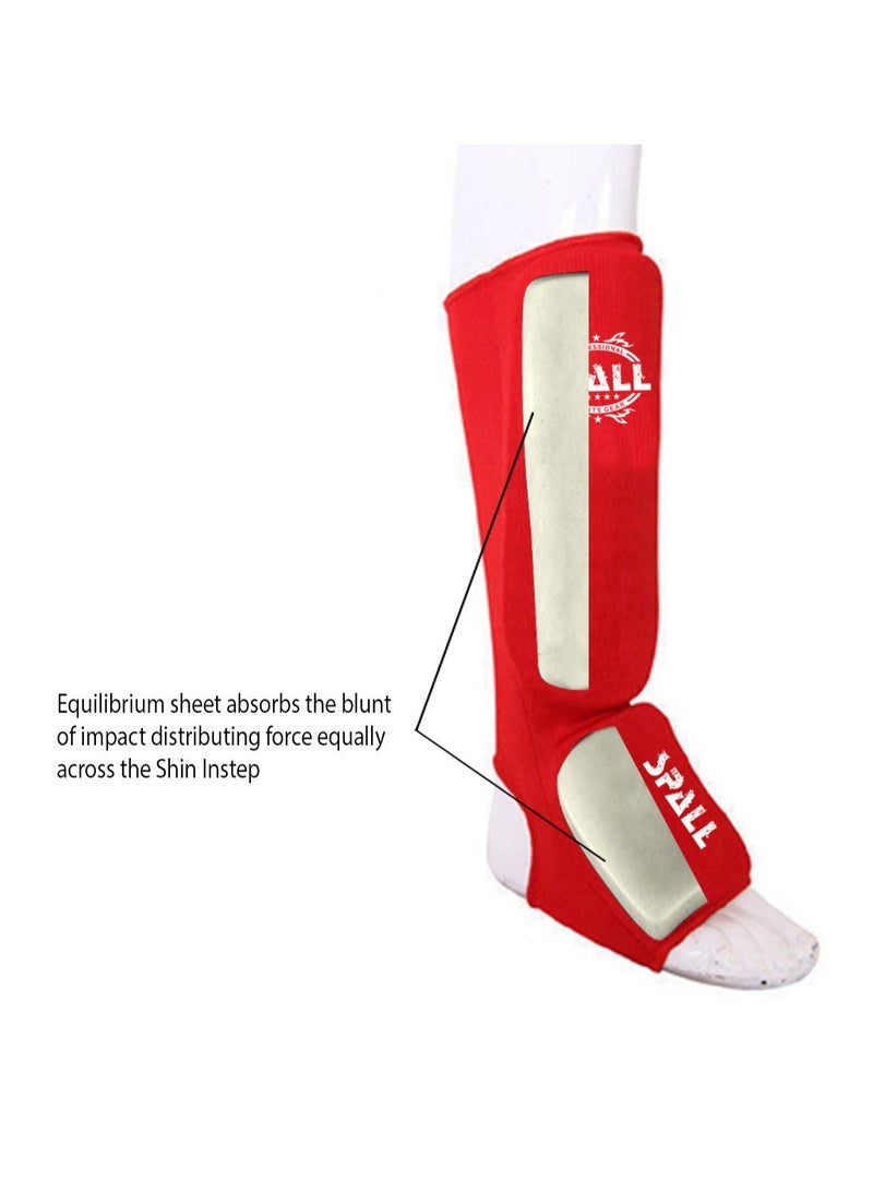 Spall Shin Instep Guard Protective Leg Pad For Wrestling Sparring Karate MMA Muay Thai Boxing Kickboxing Sports Training Protective Gear Ideal For Men And Women - Image 2